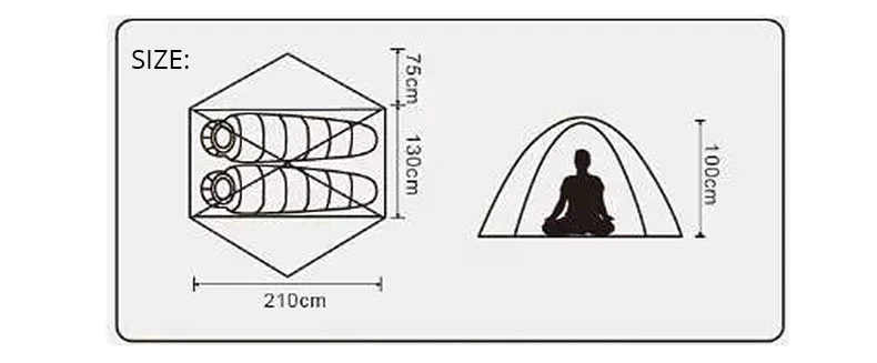Cheap Goat Tents Waterproof Camping Tent   Outdoor Waterproof Tent   Camping 2 Person Tent